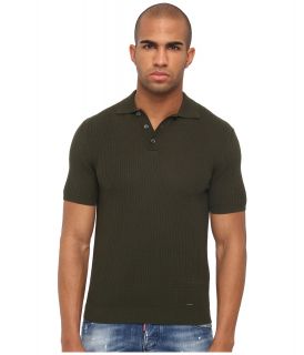 DSQUARED2 Polo Mens Short Sleeve Pullover (Green)