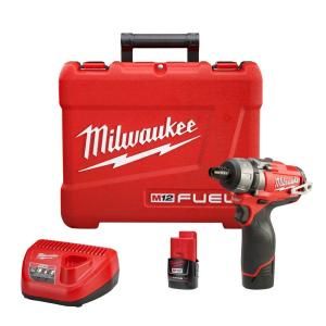 Milwaukee M12 FUEL 12 Volt Brushless 1/4 in. Hex 2 Speed Screwdriver Kit 2402 22