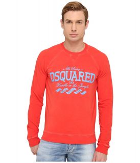 DSQUARED2 Sexy Muscle Fit DSquared2 Sweatshirt Mens Sweatshirt (Orange)