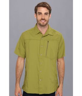 ExOfficio GeoTrekr S/S Shirt Mens Short Sleeve Button Up (Olive)