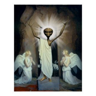 The Resurrection of Alien Jesus Print