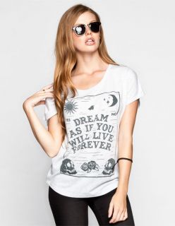 In The Night Womens Tee White In Sizes Medium, X Large, Large, Sm