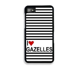 Love Heart Gazelles Blackberry Z10 Case   For Blackberry Z10 Cell Phones & Accessories