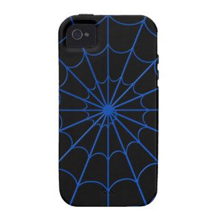Blue Spiders' Web iPhone 4 Case Mate Tough