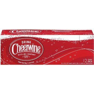 Cheerwine Soda Fridge Pack (24 unit pack)  Soda Soft Drinks  Grocery & Gourmet Food