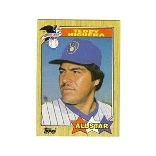 1987 Topps Tiffany #615 Teddy Higuera AS Sports Collectibles
