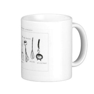 Kitchen utensils mugs