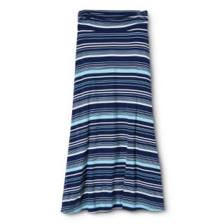 Merona Womens Knit Maxi Skirt   Waterloo Blue   L