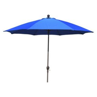9 Aluminum Patio Umbrella   Blue