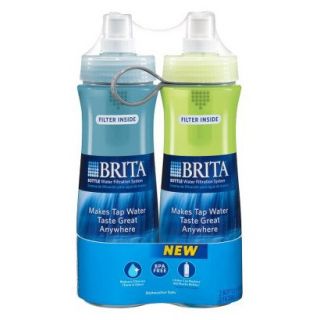 Brita Blue & Green Personal Filtered Water Bottles   20 fl oz
