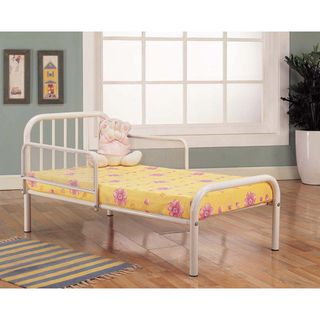White Finish Toddler Bed
