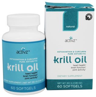Activz   Natural Pure Antarctic Krill Oil   60 Softgels