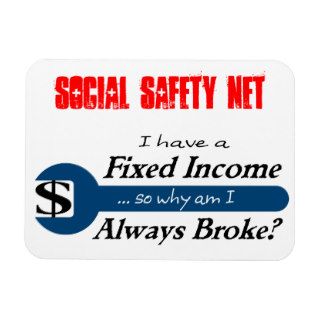 Fixed Income/Always Broke Magnet   Blue