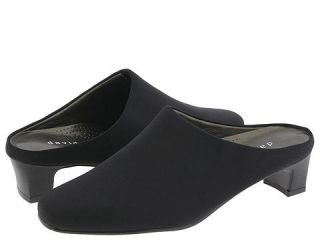 David Tate Samantha Womens Clog Shoes (Black)