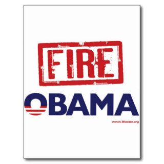 Fire Obama Postcards