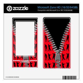 Zipped Up Zombies Everywhere Zune HD Decals