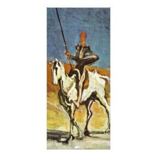 Don Quixote And Sancho Panza By Daumier Honoré (Be Rack Card