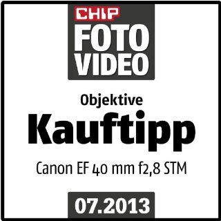 Canon EF 40mm 12,8 STM Objektiv schwarz Kamera & Foto