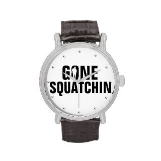 Funny Gone Squatchin Sasquatch Watches