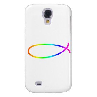 Rainbow Fish Galaxy S4 Cases