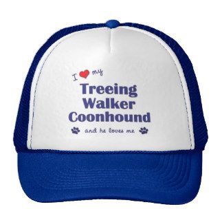 I Love My Treeing Walker Coonhound (Male Dog) Hat