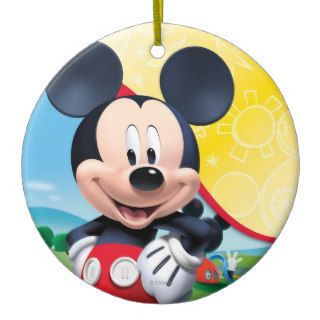 Playhouse Mickey Christmas Ornaments