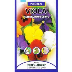 Ferry Morse 150 mg Viola Cornuta Mixed Colors Seed 1168