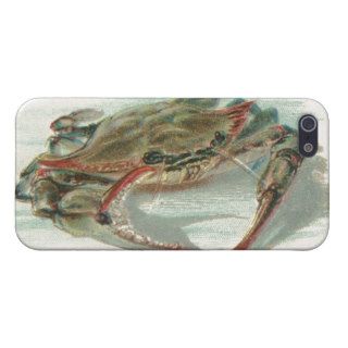 Nautical steampunk vintage crab preppy drawing cases for iPhone 5