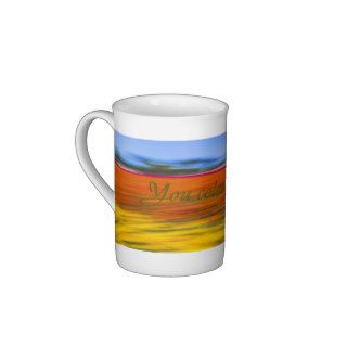 You color my world, a sentiment of love for anyone bone china mug