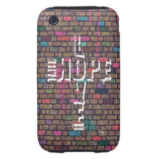 Cool awesome Faith Love Hope graffiti words iPhone 3 Tough Covers
