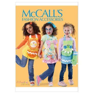 Mc Call's Schnittmuster 6618 Kids Mädchen Schürze mit Applikationen Gr. 3 8 (104 134) Küche & Haushalt