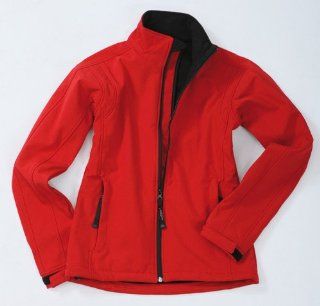 Ladies' Softshell Jacket/James & Nicholson (JN 137) S M L XL, rot, L Sport & Freizeit