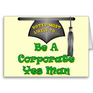 Corporate Yes Man Card