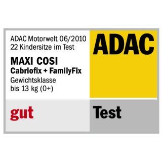 Maxi Cosi 61700091   Cabriofix Black Reflection Autokindersitz Gruppe 0+ (bis 13 kg), ab der Geburt bis ca. 15 Monate Baby