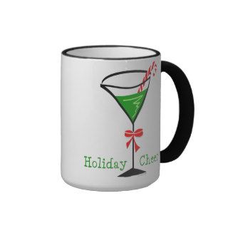 Candy Cane Martini Mug