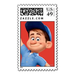 Fix It Jr Holding Hammer in the Air Postage Stamps