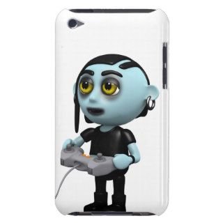 3d Goth Video Gamer Barely There iPod Case