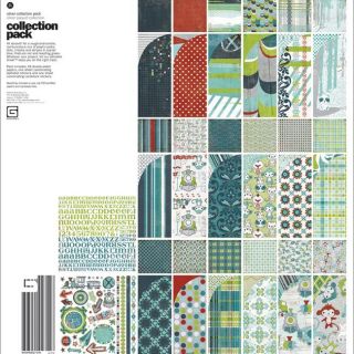 Oliver Collection Pack (12 x 12) Basic Grey 12 x 12 Scrapbooking Kits