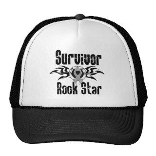 Survivor Rock Star   Brain Cancer Survivor Hats