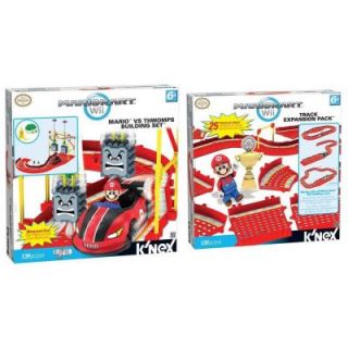 KNEX Mario Kart Wii Mario Vs Thwomps and Track Expansion Play Set 38464