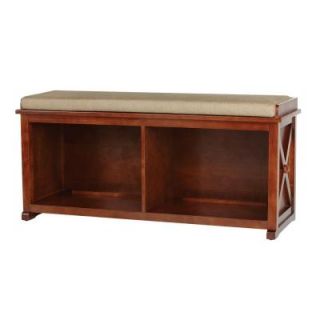 Home Decorators Collection Brexley Chestnut Entryway Bench DISCONTINUED AN XBH