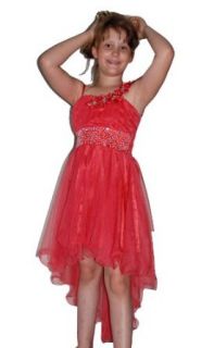 Konfirmationskleid, Mädchen Kleid, Festkleid, Chiffonkleid, Größe 134 Bekleidung