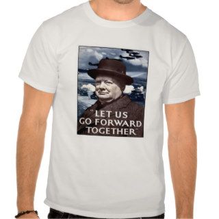 Vintage Let Us Go Forward Together Poster T shirts