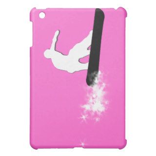 snowboard  powder trail iPad mini cover