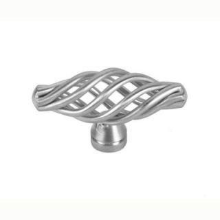 Siro Designs Provence 2 in. Fine Brushed Stainless Steel Cabinet Knob HD 65 434