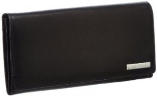 ESPRIT Portemonnaie 033EA1V146, Damen Geldbörsen, Schwarz (Schwarz 001), 19x10x1 cm (B x H x T) Schuhe & Handtaschen