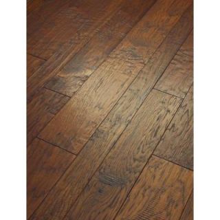 Shaw 3/8 in. x 3 1/4 in., 5 in. and 7 in. Hand Scraped Hickory Drury Lane Carmel Engineered Hardwood (29.10 sq. ft. / case) DH78100515