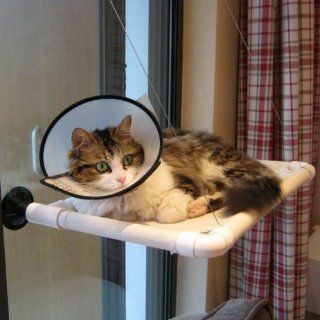 Fuloon Katzenbett Fenster montiert Cat Bed Katzenliege heizung katzenhängematte Haustier