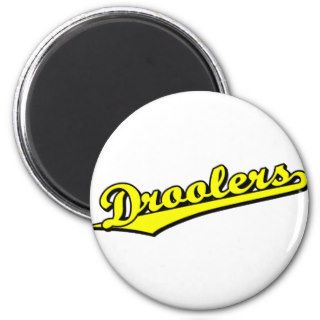 Droolers in Yellow Refrigerator Magnet