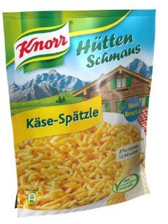 Knorr Hüttenschmaus Käse Spätzle, 2 Portionen, 3er Pack (3 x 500 ml) Lebensmittel & Getränke